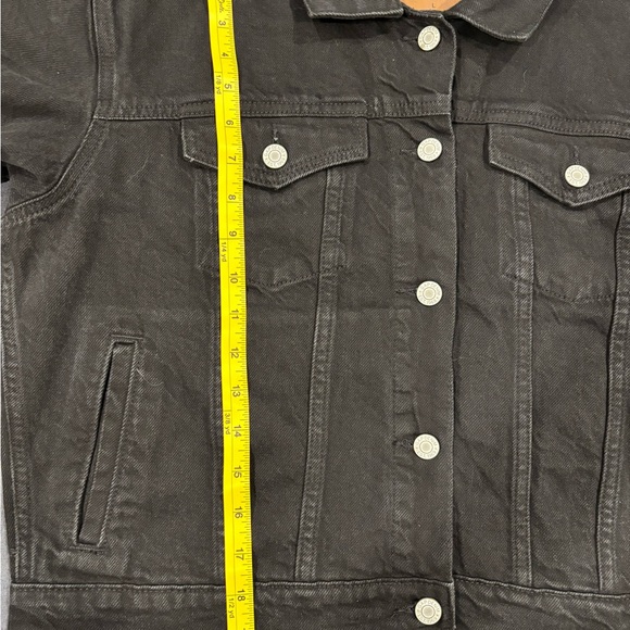 Classic Relaxed Icon Denim Black Jacket size Large - Picture 15 of 15